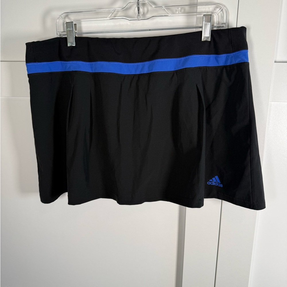 Adidas Blue and Black Athletic Skirt